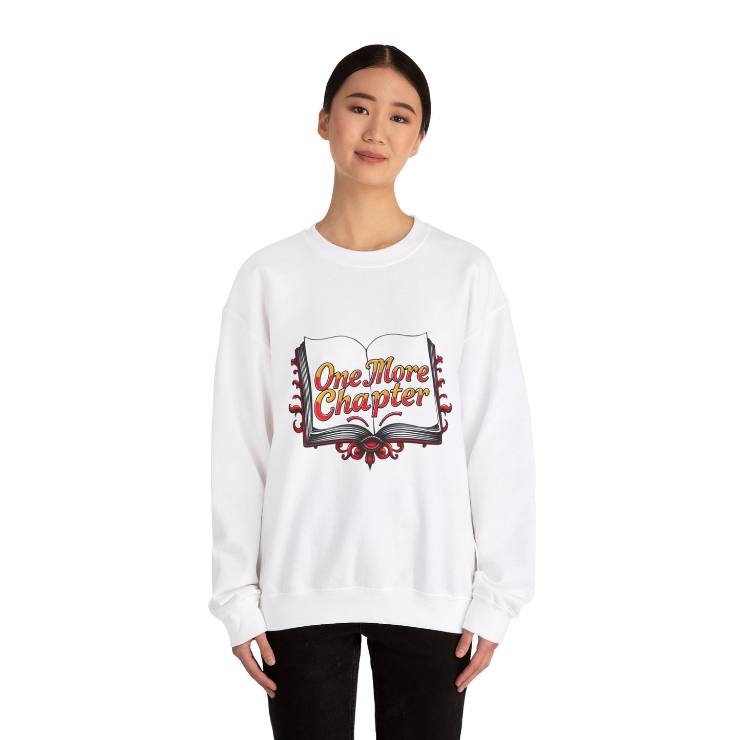 Crewneck Sweatshirt - 'One More Chapter' Book Lover Design