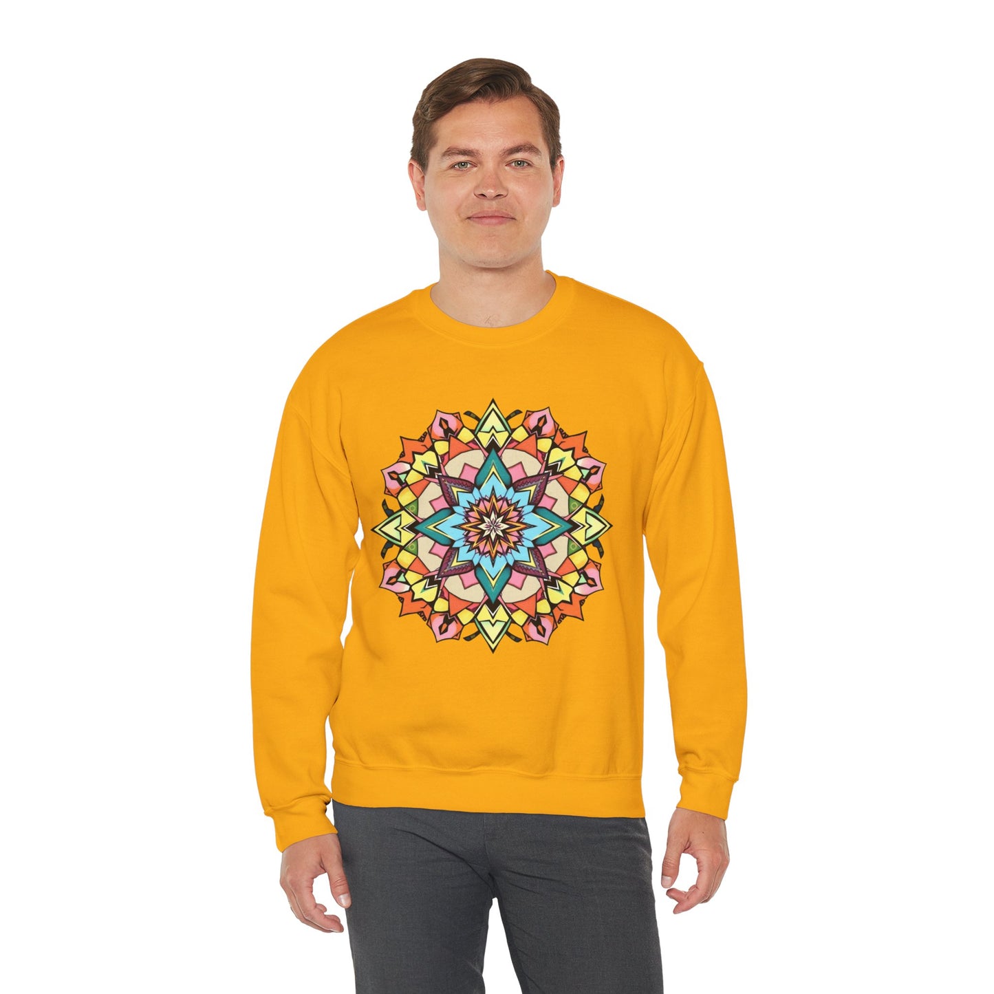 Geometric Crewneck Sweatshirt