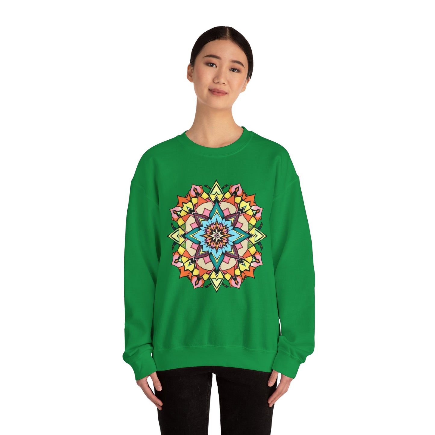 Geometric Crewneck Sweatshirt