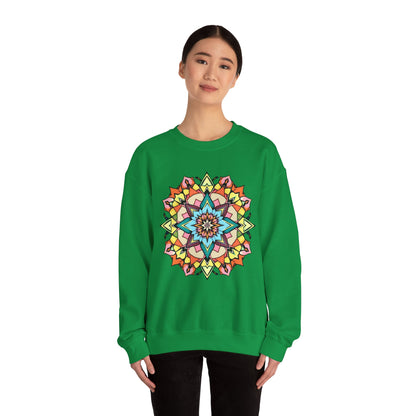 Geometric Crewneck Sweatshirt