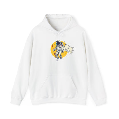 Hooded Sweatshirt Reach The Stars Design