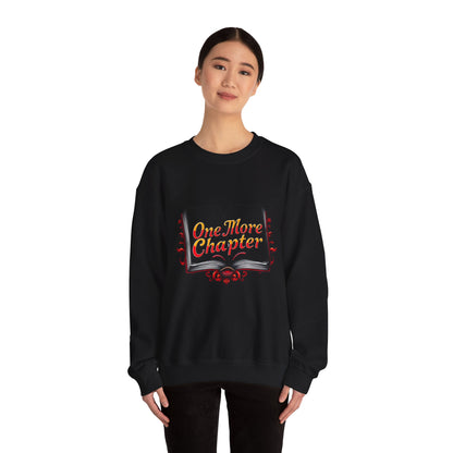 Crewneck Sweatshirt - 'One More Chapter' Book Lover Design