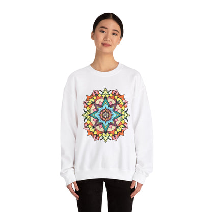 Geometric Crewneck Sweatshirt