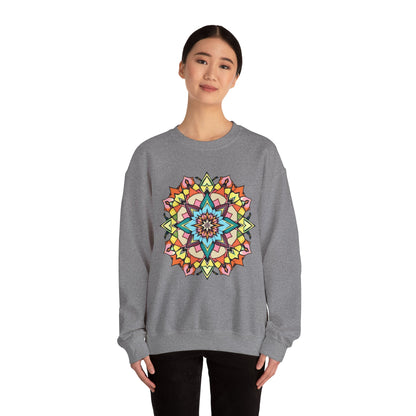 Geometric Crewneck Sweatshirt