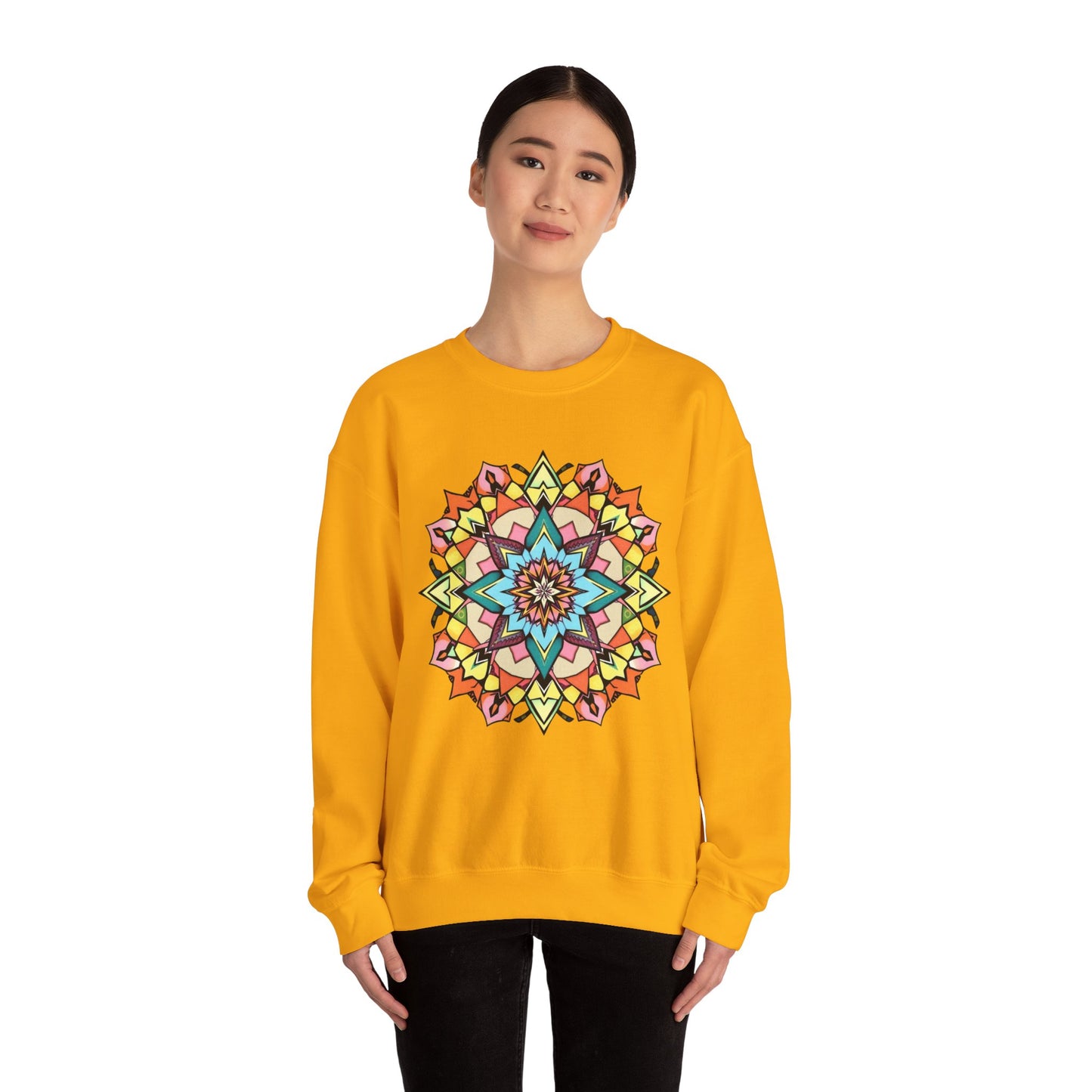 Geometric Crewneck Sweatshirt