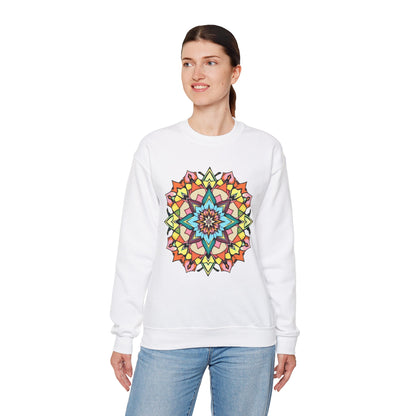 Geometric Crewneck Sweatshirt