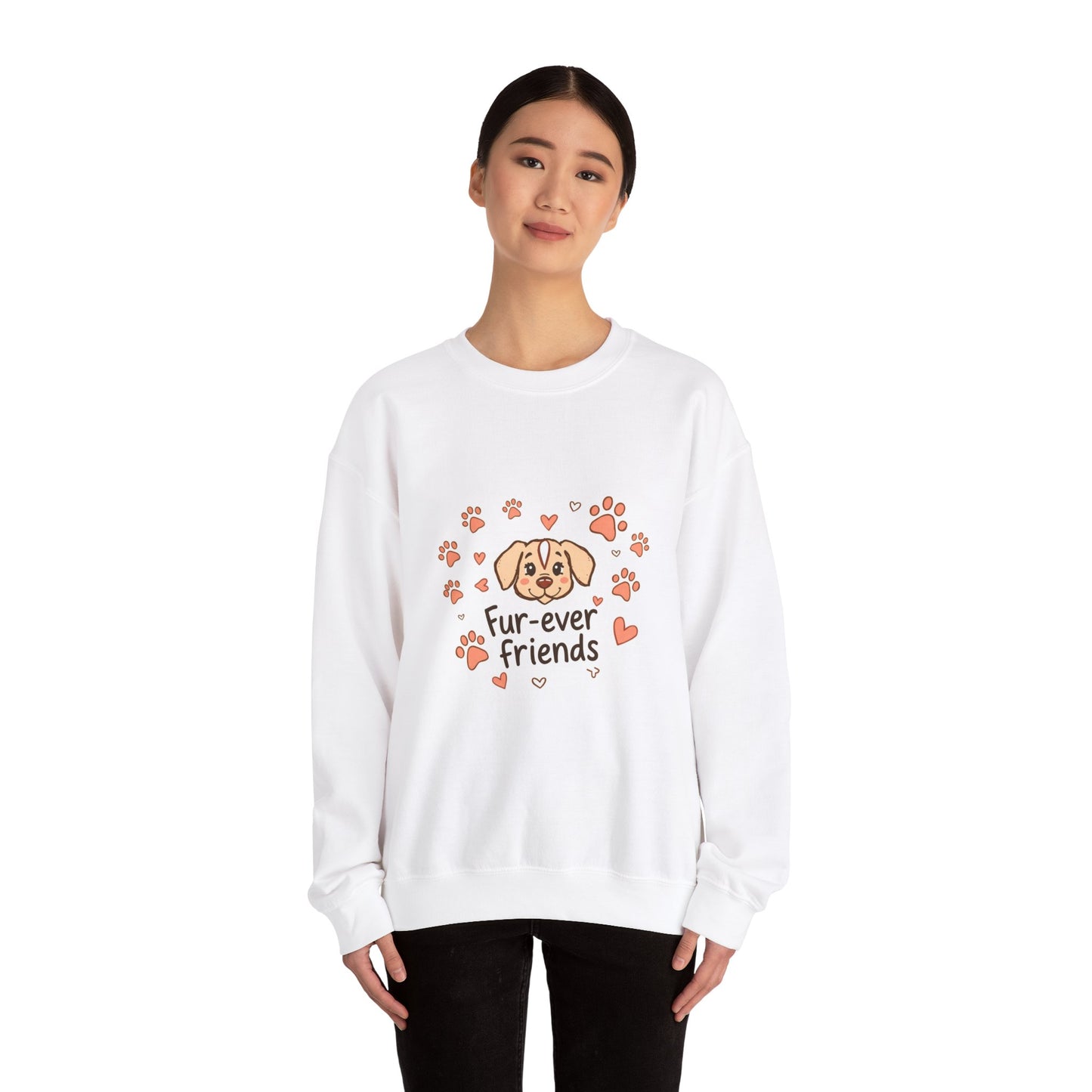 "Paws & Hearts" Crewneck Sweatshirt