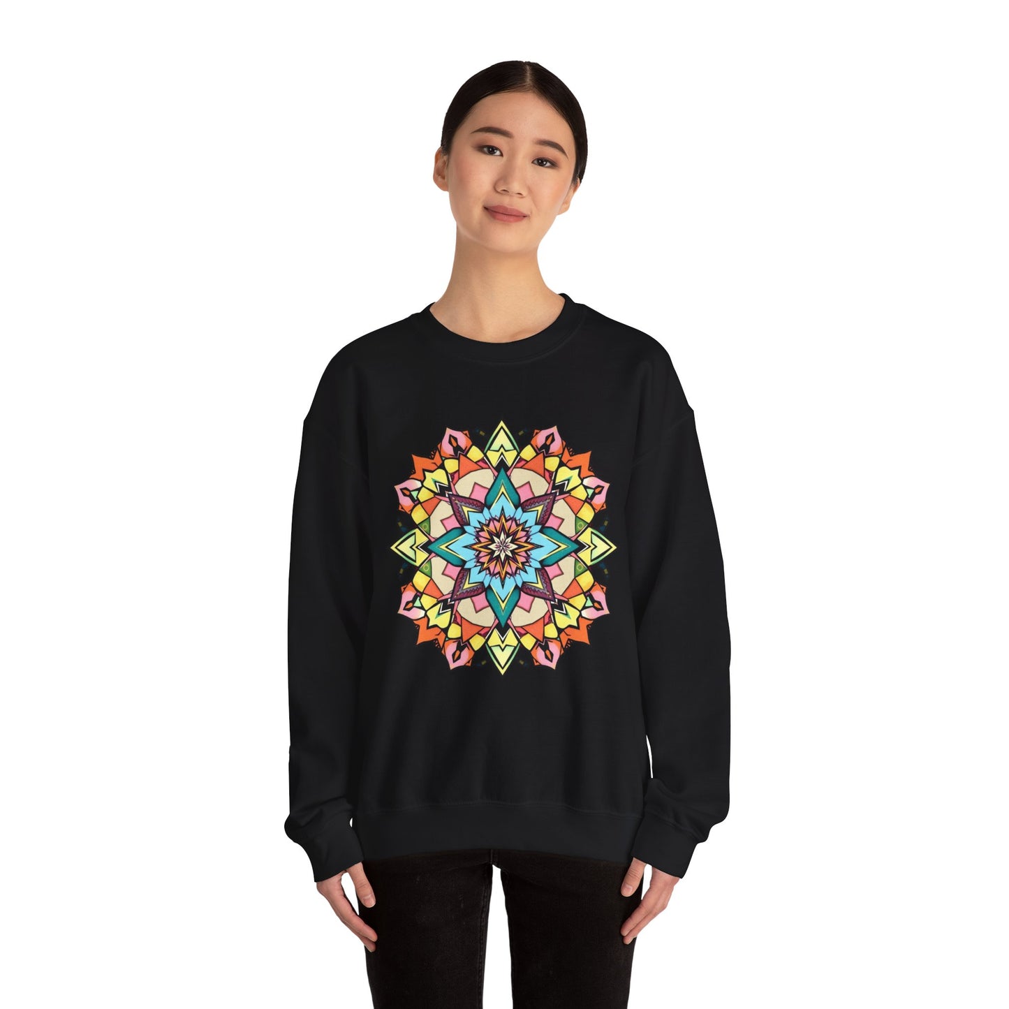 Geometric Crewneck Sweatshirt