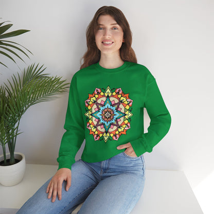 Geometric Crewneck Sweatshirt