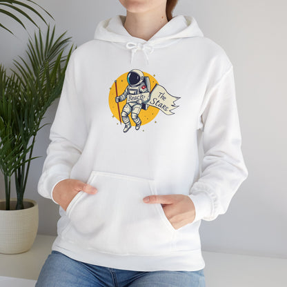 Hooded Sweatshirt Reach The Stars Design