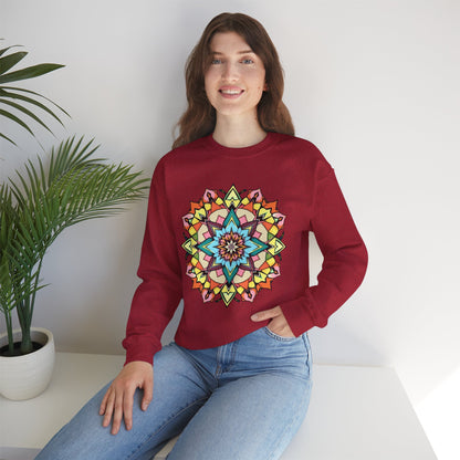 Geometric Crewneck Sweatshirt