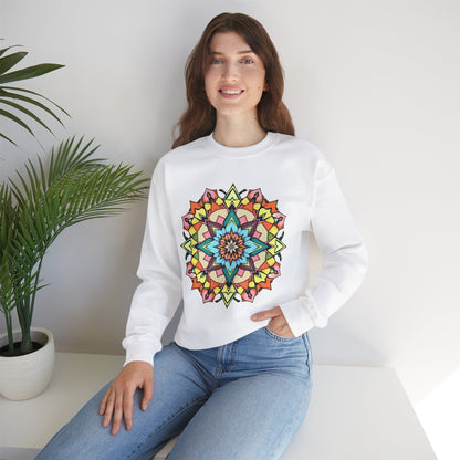 Geometric Crewneck Sweatshirt