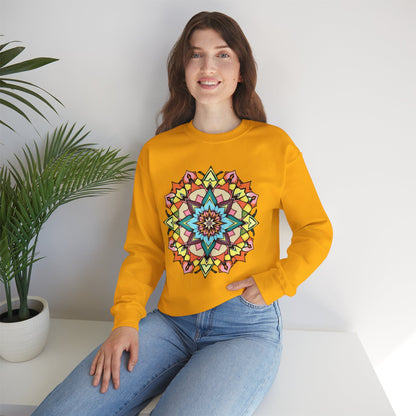 Geometric Crewneck Sweatshirt